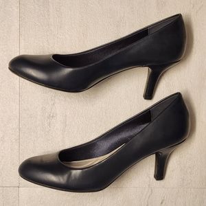 Navy Easy Street Heels